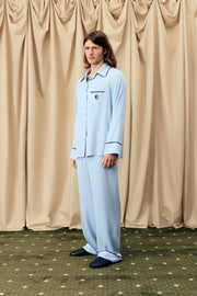 Finnegan Unisex Pajama Shirt in Blue