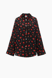 Pastelle Oversized Shirt in Poppies Print