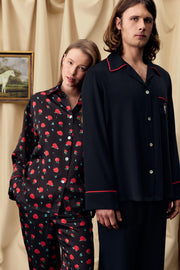 Pastelle Oversized Shirt in Poppies Print