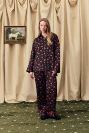 Pastelle Oversized Shirt in Poppies Print
