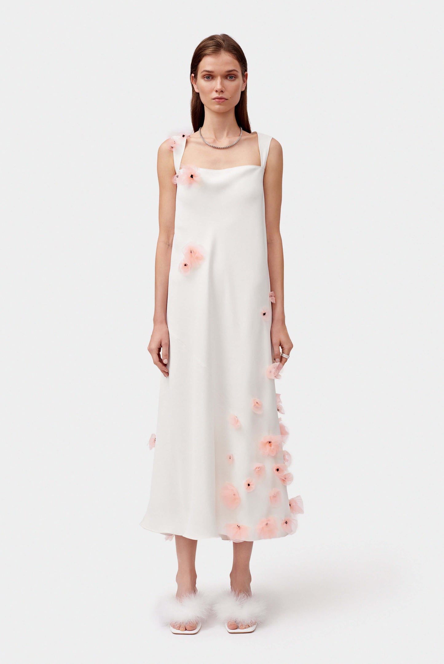 Flower Power Bridal Dress in White