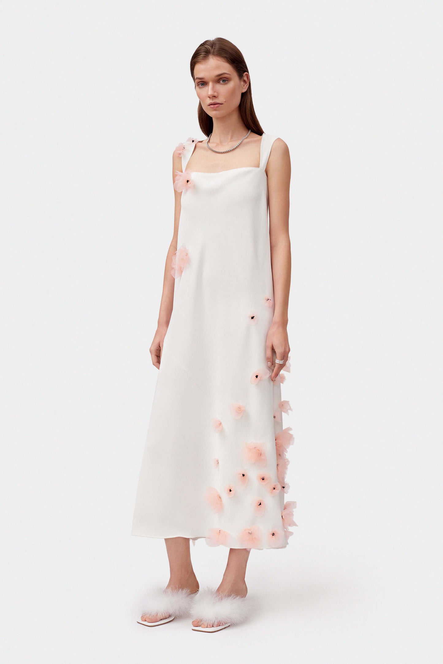 Flower Power Bridal Dress in White
