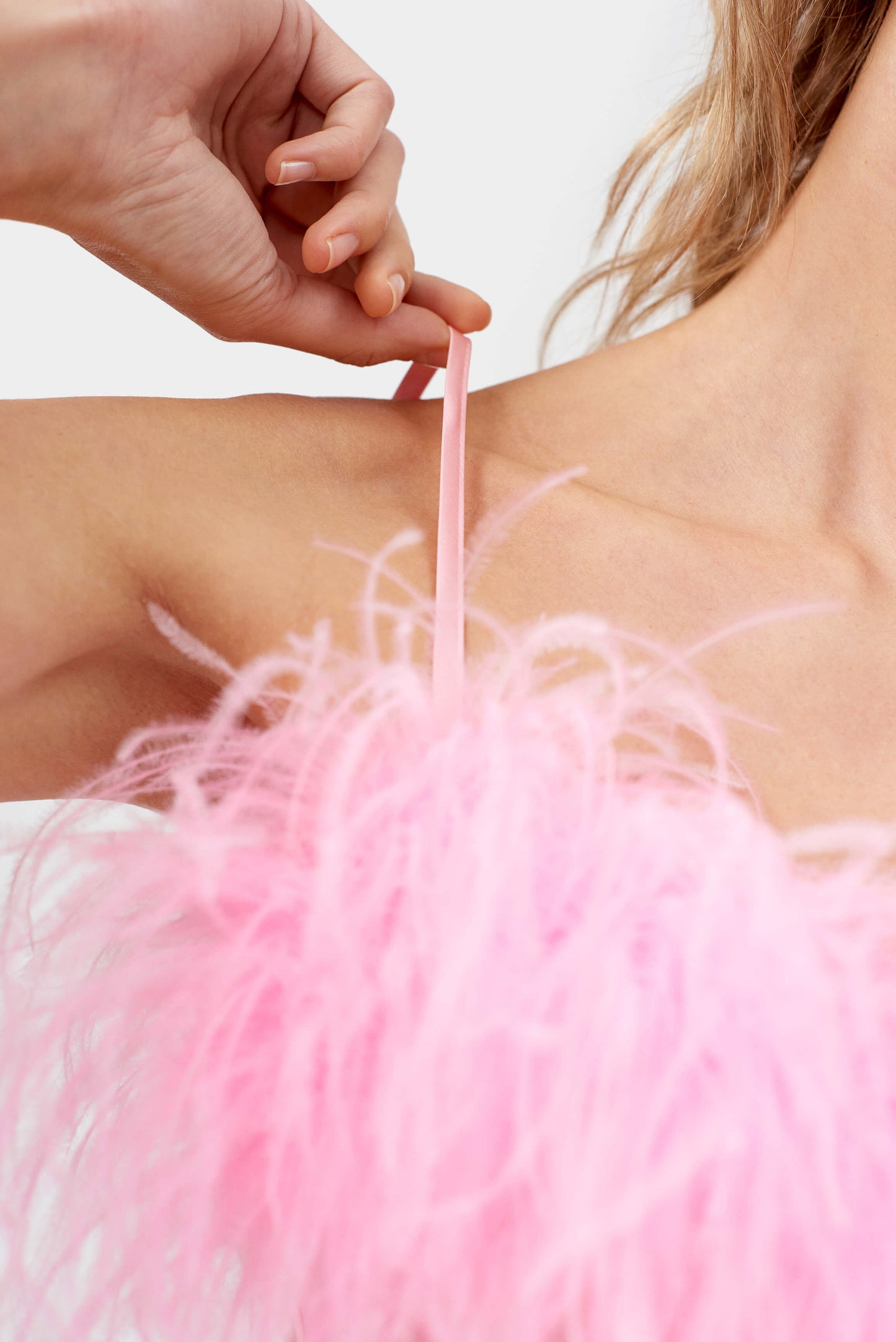 Boheme Mini dress in Bubble Gum