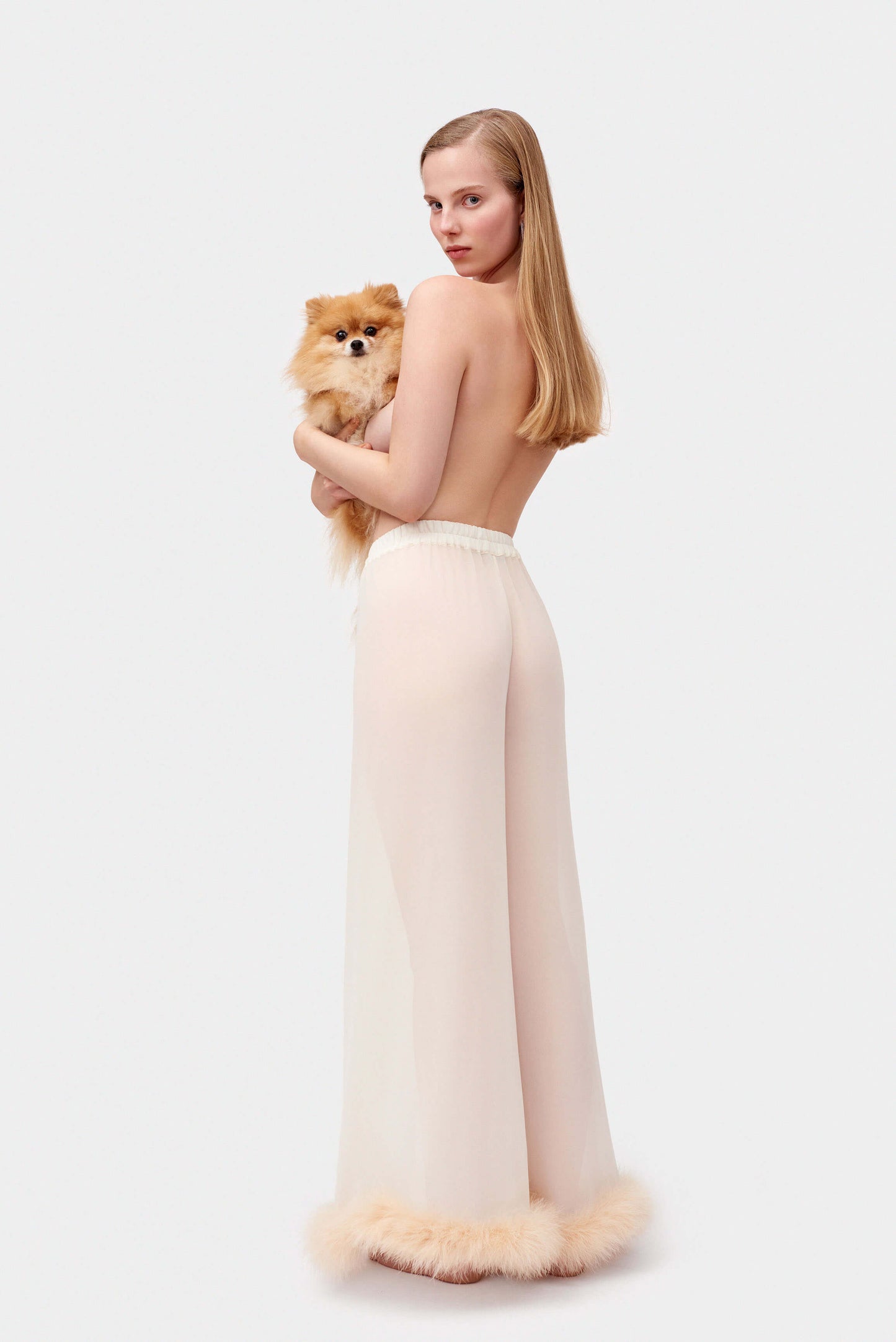 Fluffy You Pants in Off-White