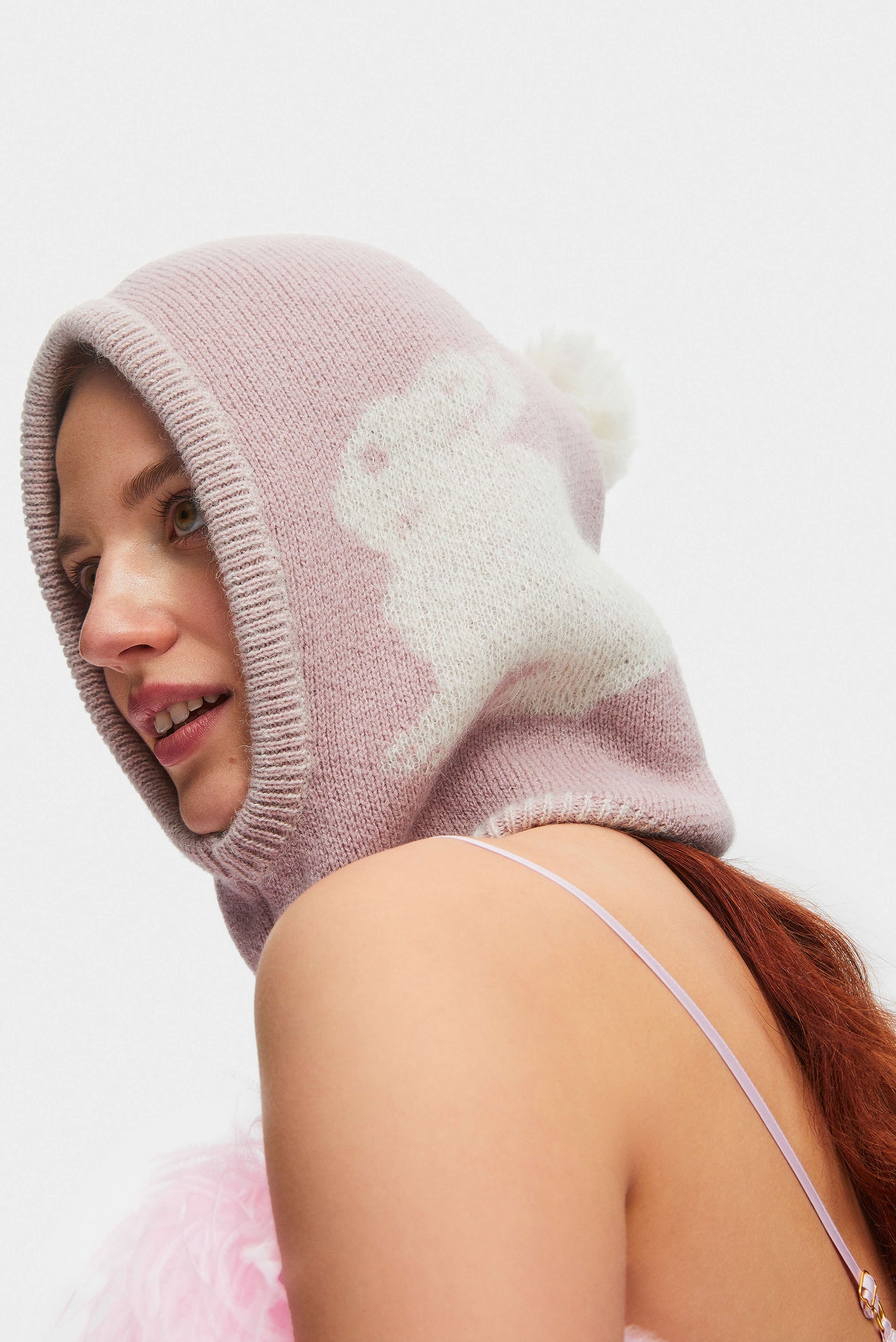 The White Rabbit Cashmere-blend Hood in Pink