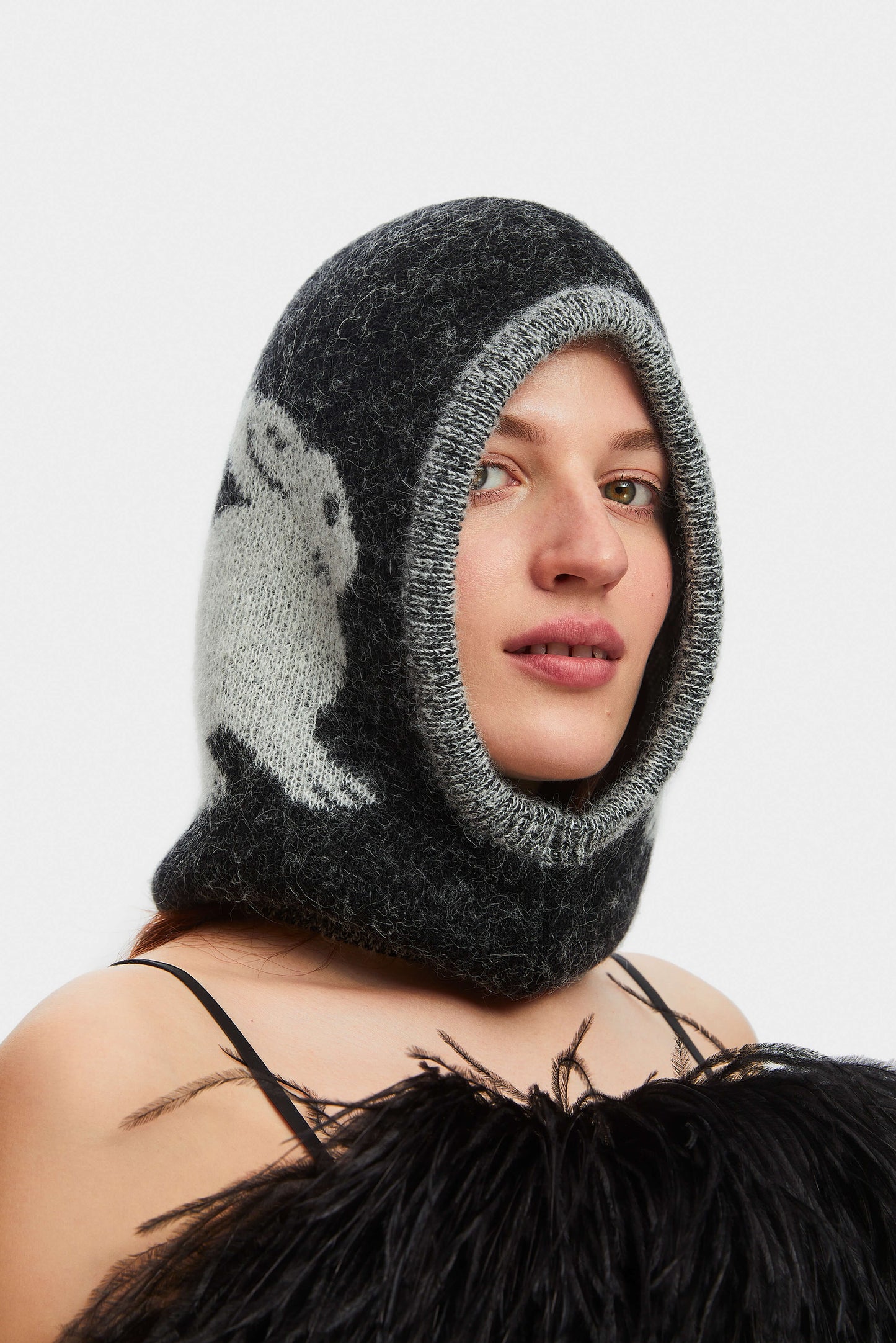 The White Rabbit Cashmere-blend Hood in Black