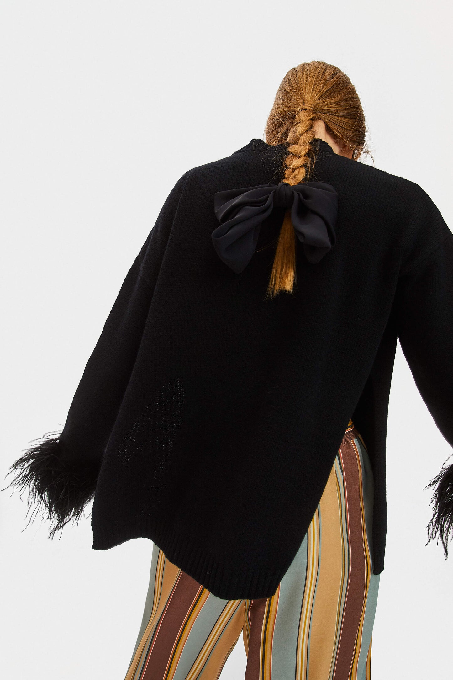 Agatha Wool Sweater in Black