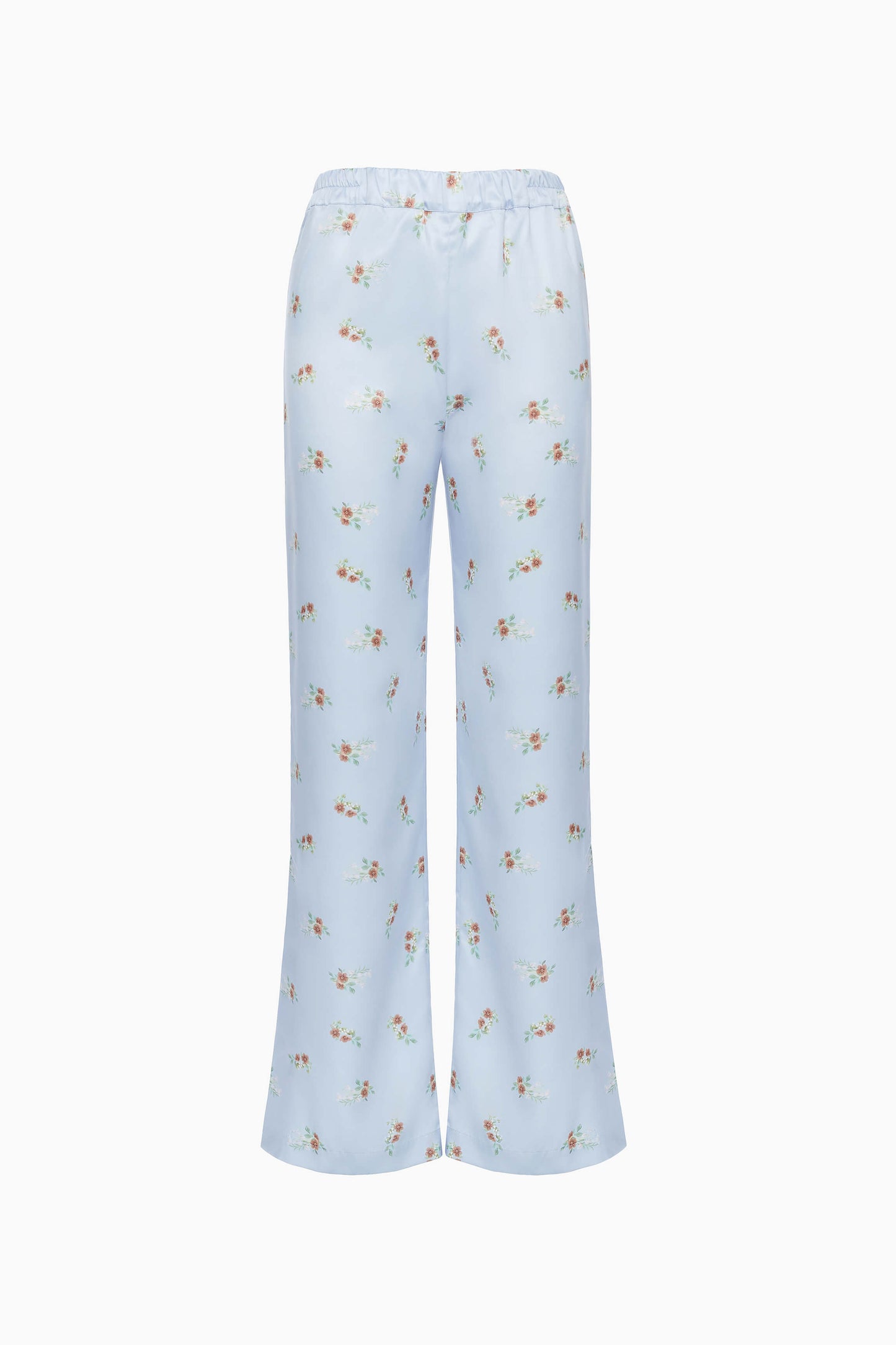 Blossom Printed Pants in Blue
