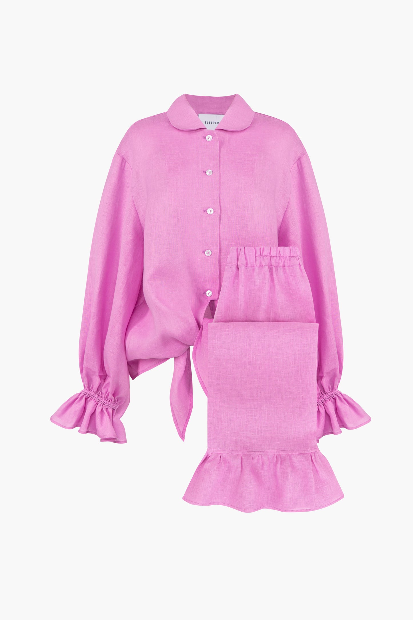 Rumba Linen Lounge Suit in Pink