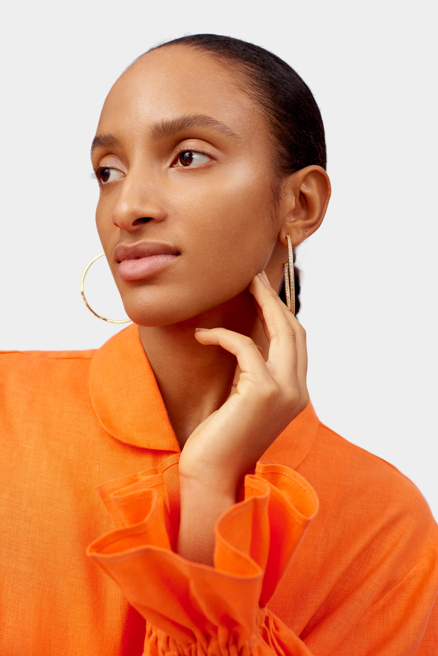 Rumba Linen Lounge Suit in Orange