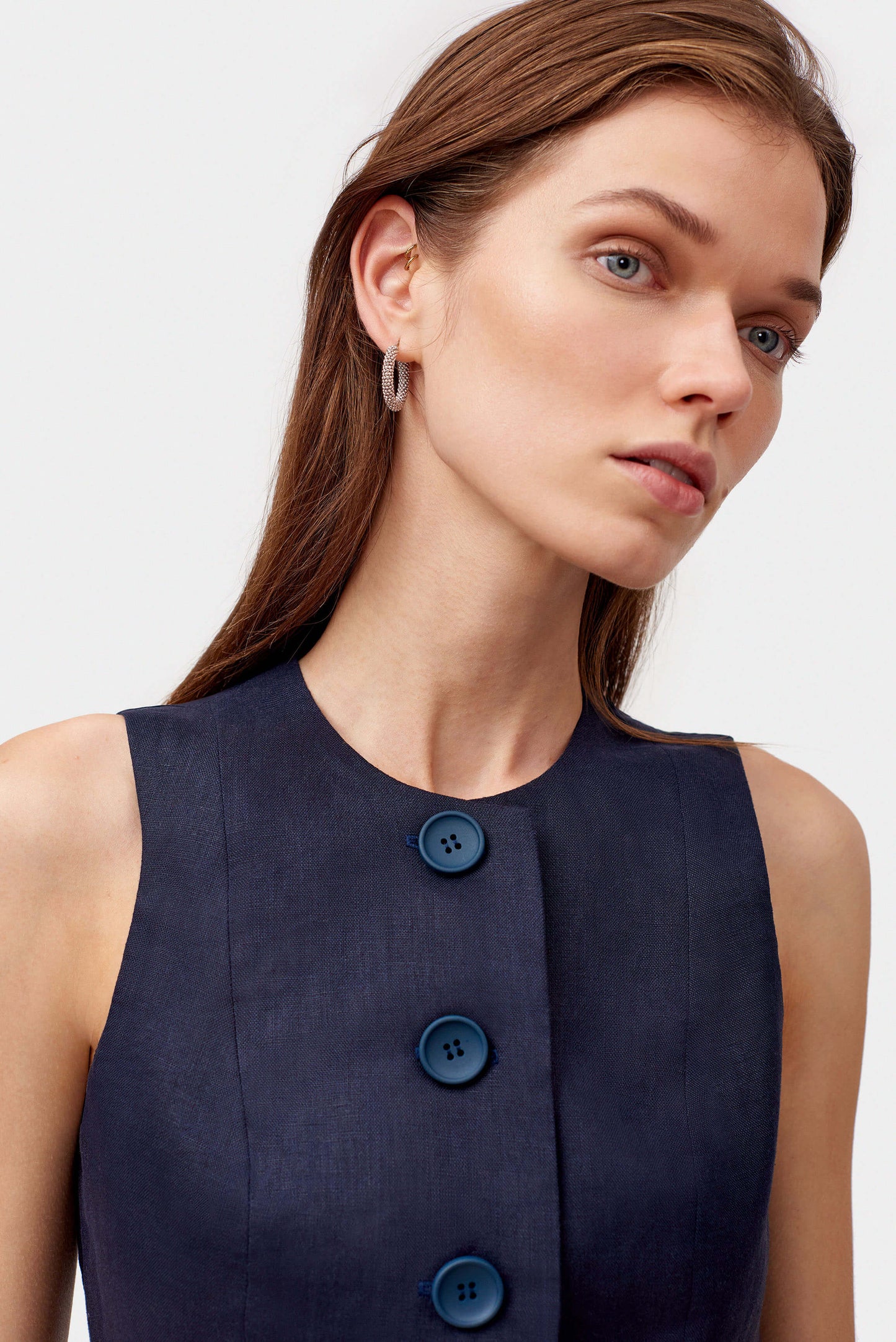 Lili Marleen Waistcoat in Navy