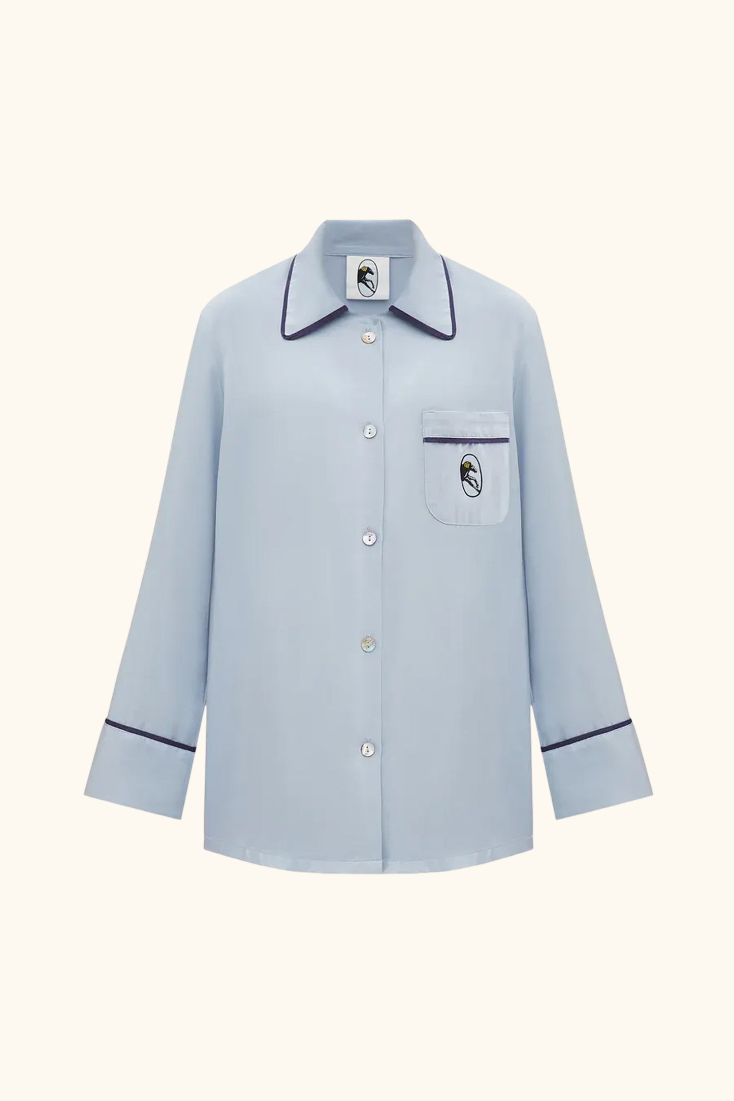 Finnegan Unisex Pajama Shirt in Blue