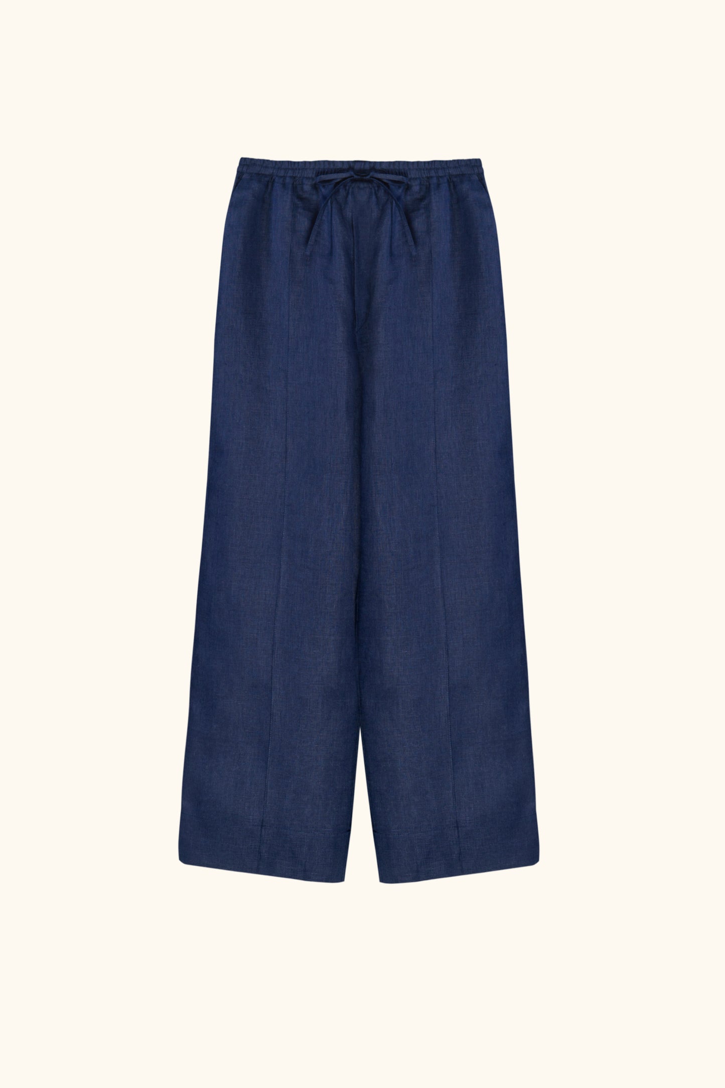 Unisex Linen Pants in Navy