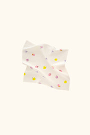 Cha-Cha Linen Lounge Pants with Headscarf in Pansies