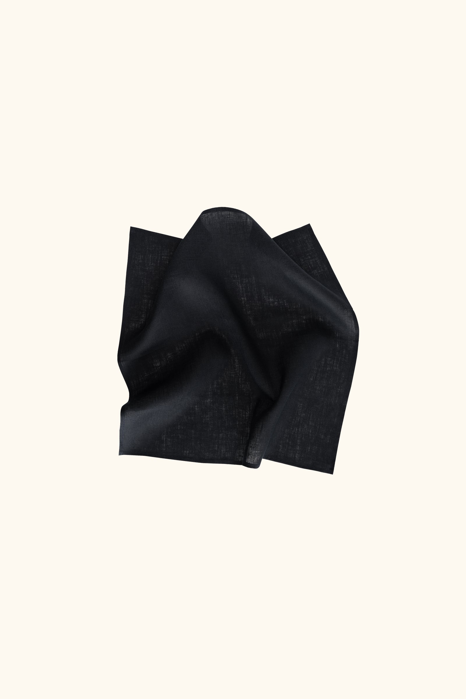 Rumba Linen Lounge Set with Headscarf in Black