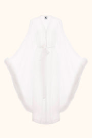 Afrodita Lounge Robe in White
