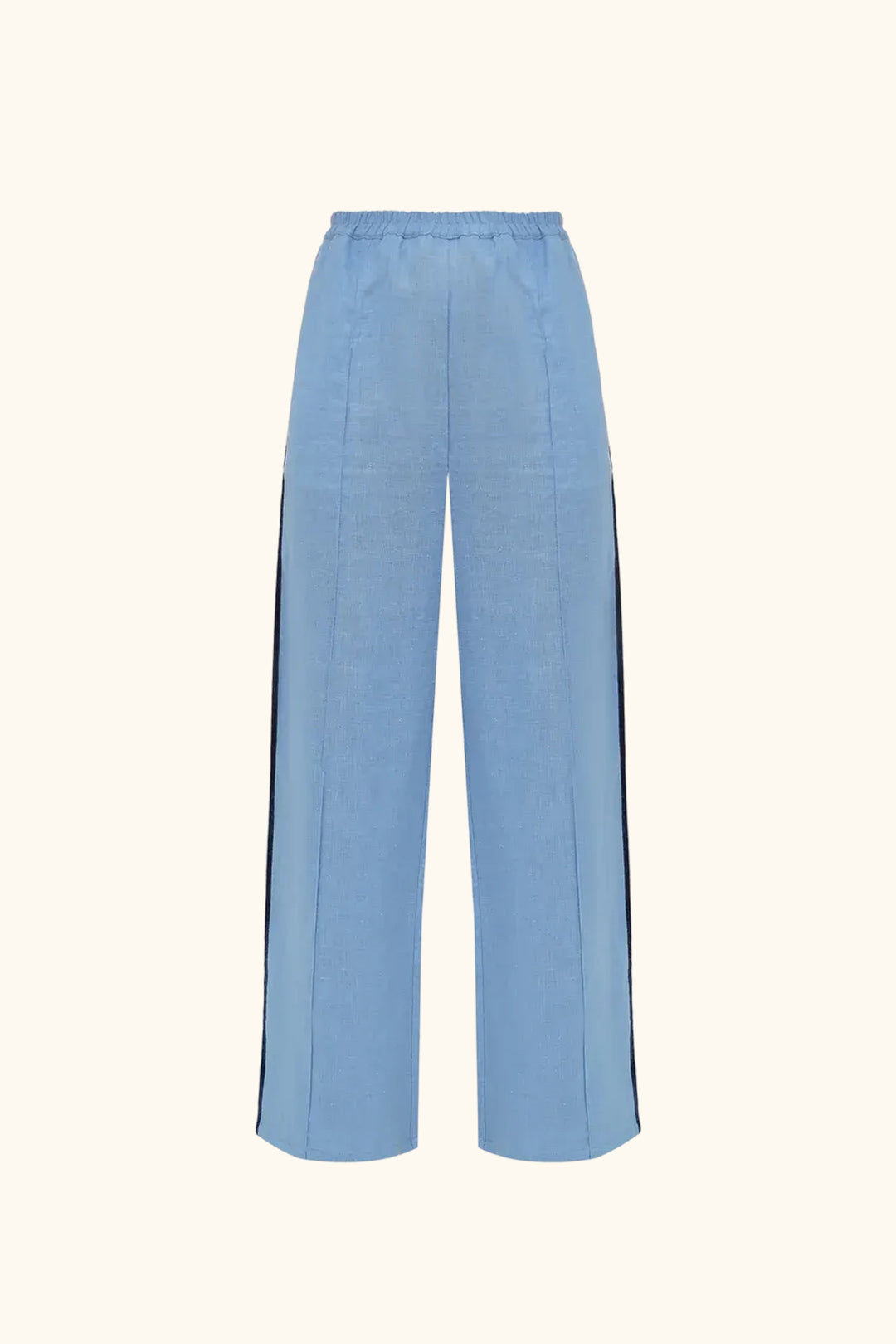 Paros Linen Unisex Pajama Pants in Blue