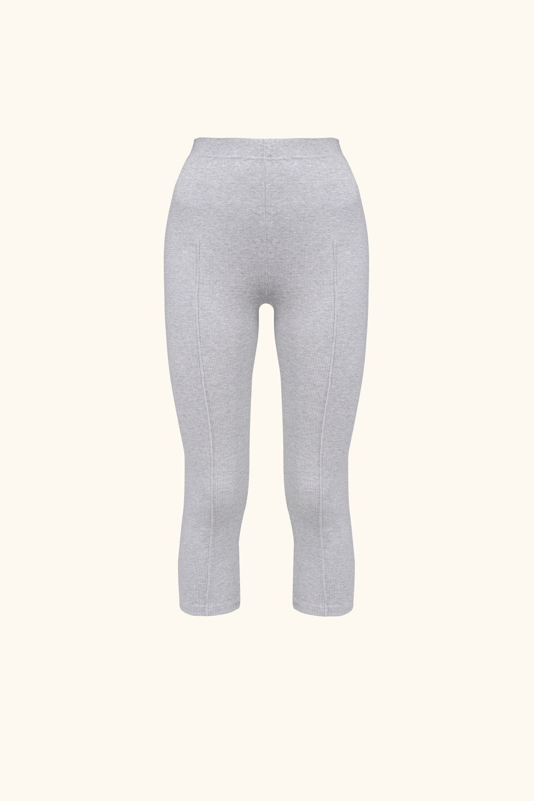 Capri Stretch-cotton Jersey Legging in Grey