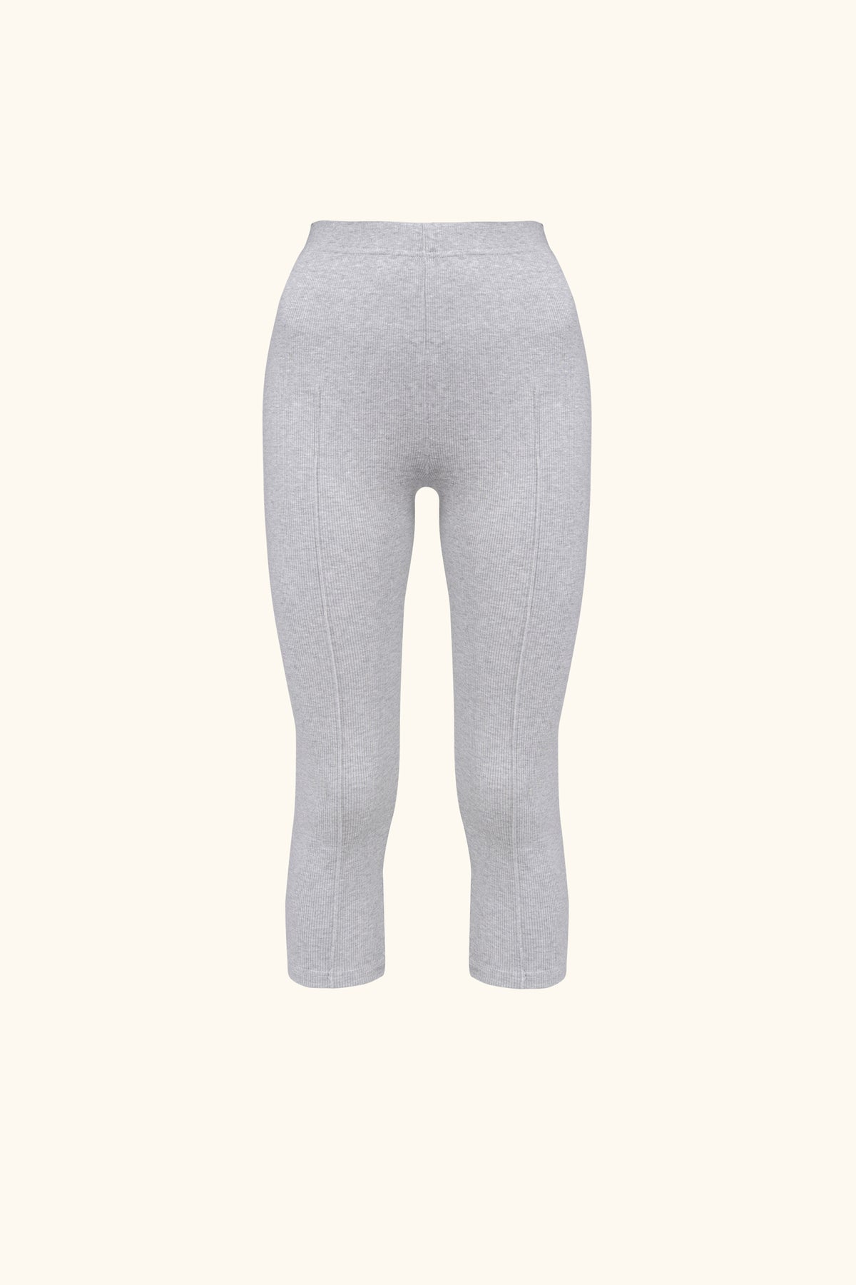 Capri Stretch-cotton Jersey Legging in Grey