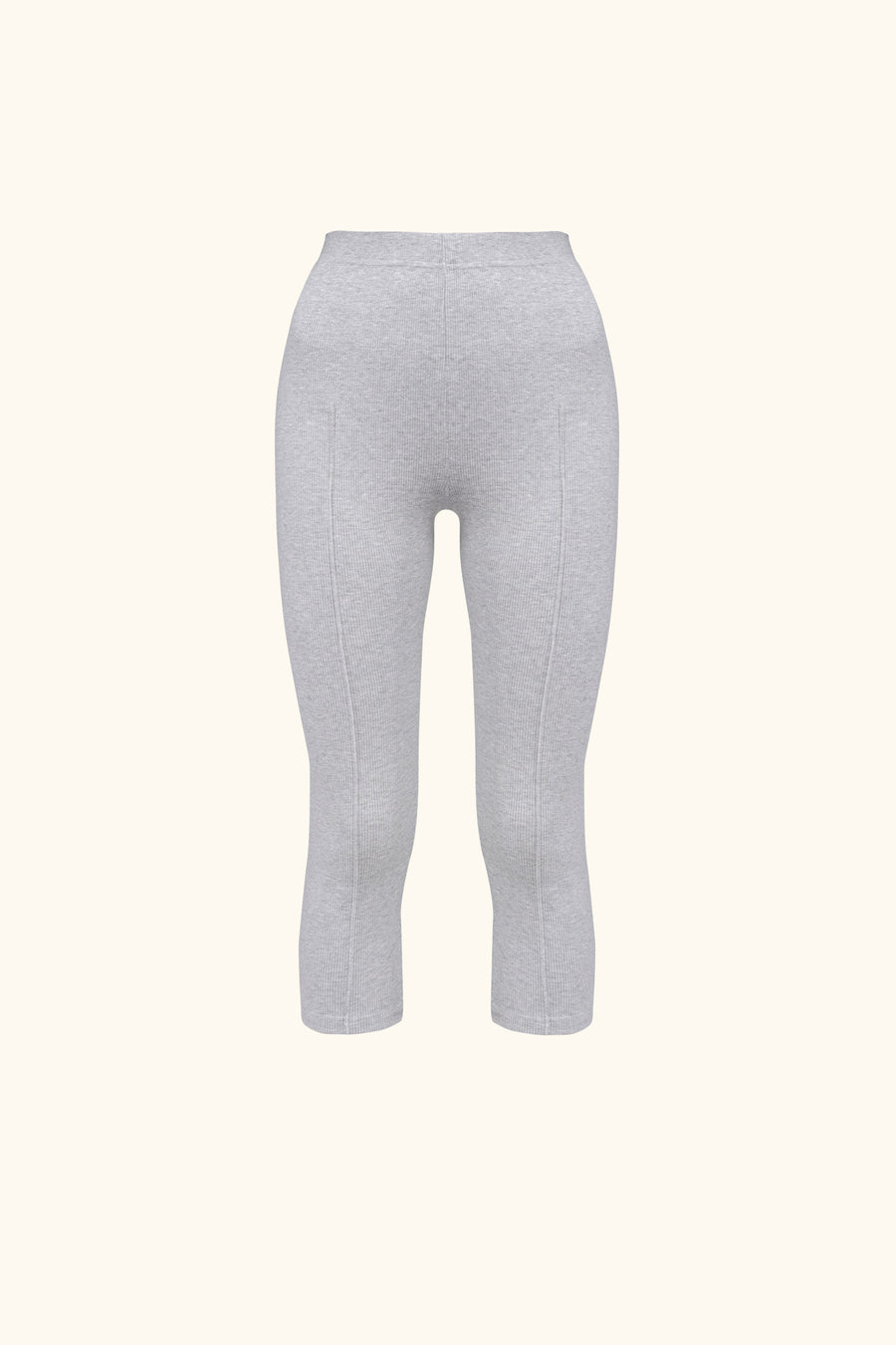 Capri Stretch-cotton Jersey Legging in Grey