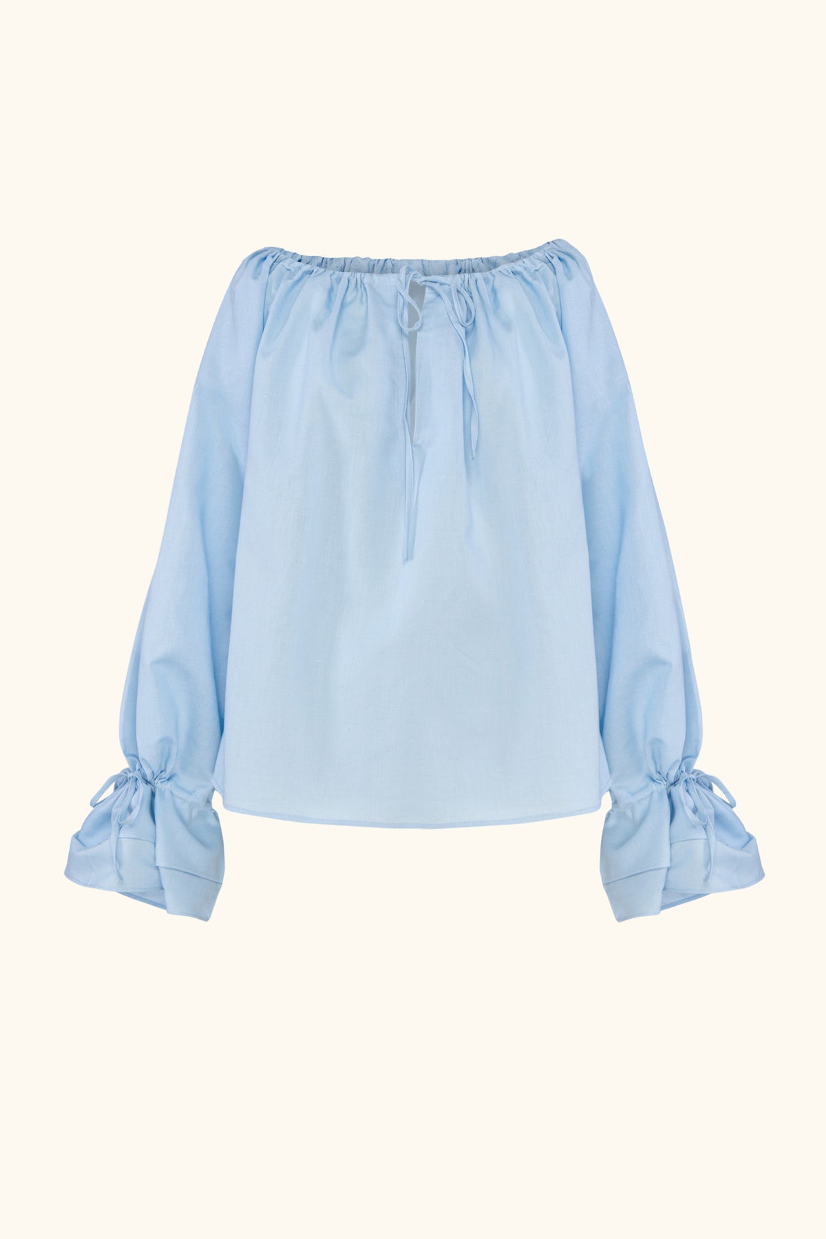Cha-Cha Lounge Blouse in Blue