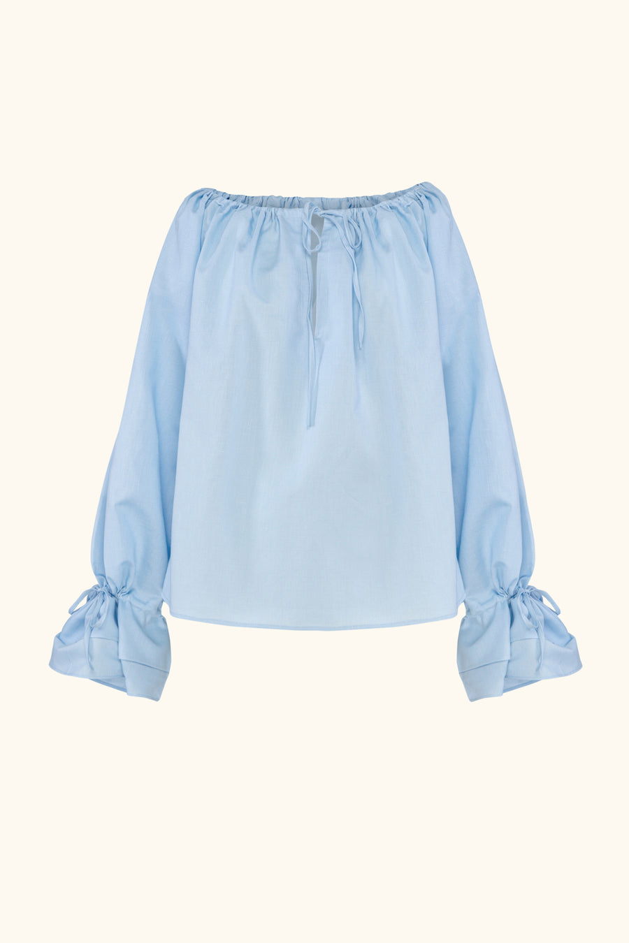Cha-Cha Lounge Blouse in Blue
