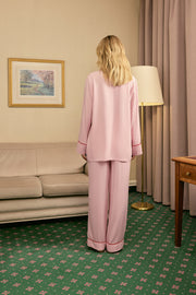 Finnegan Unisex Pajama Shirt in Pink