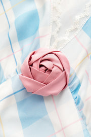 Genus Floral-Appliqué Midi Dress