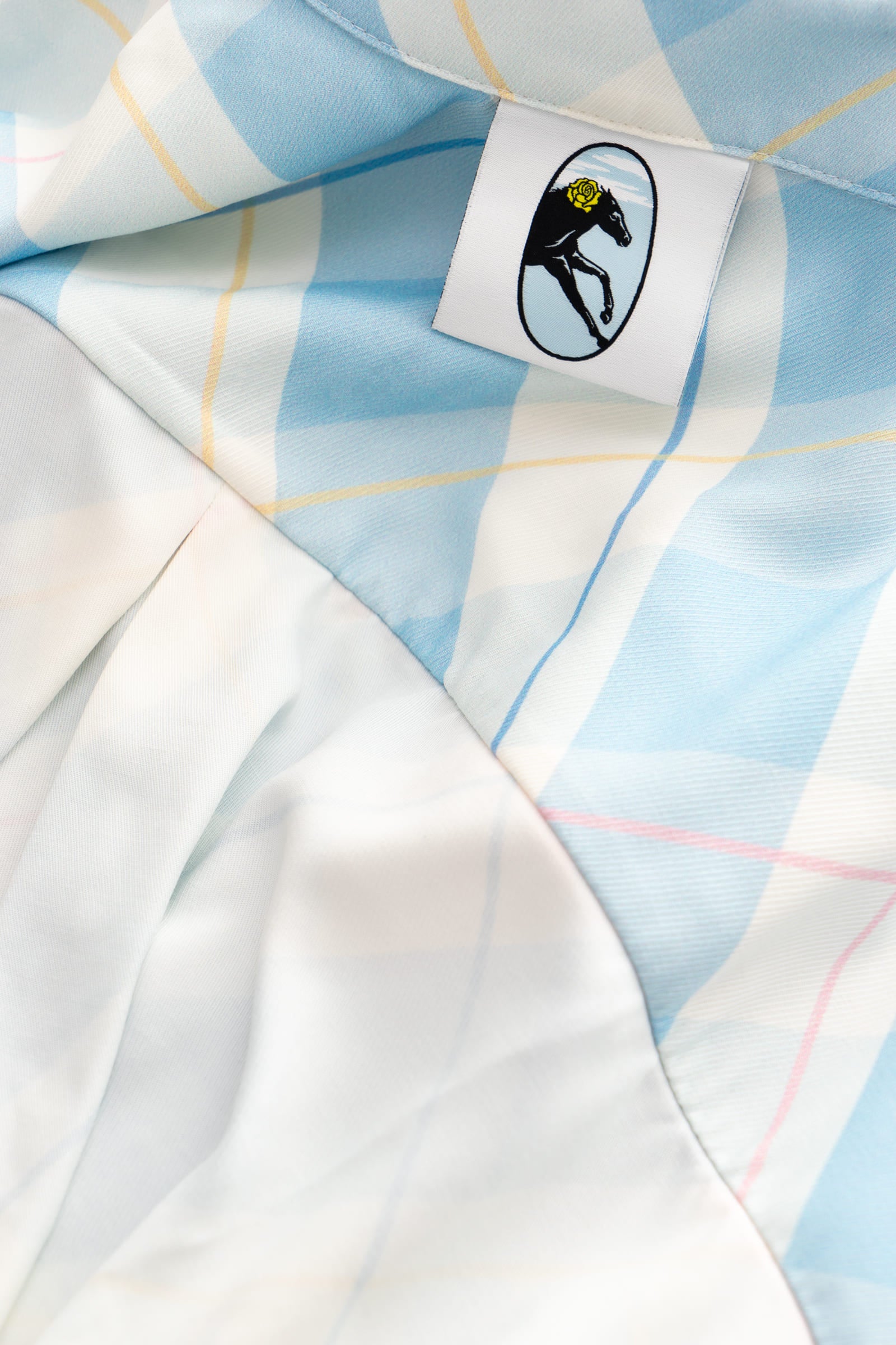 Pastelle Oversized Shirt in Blue Plaid