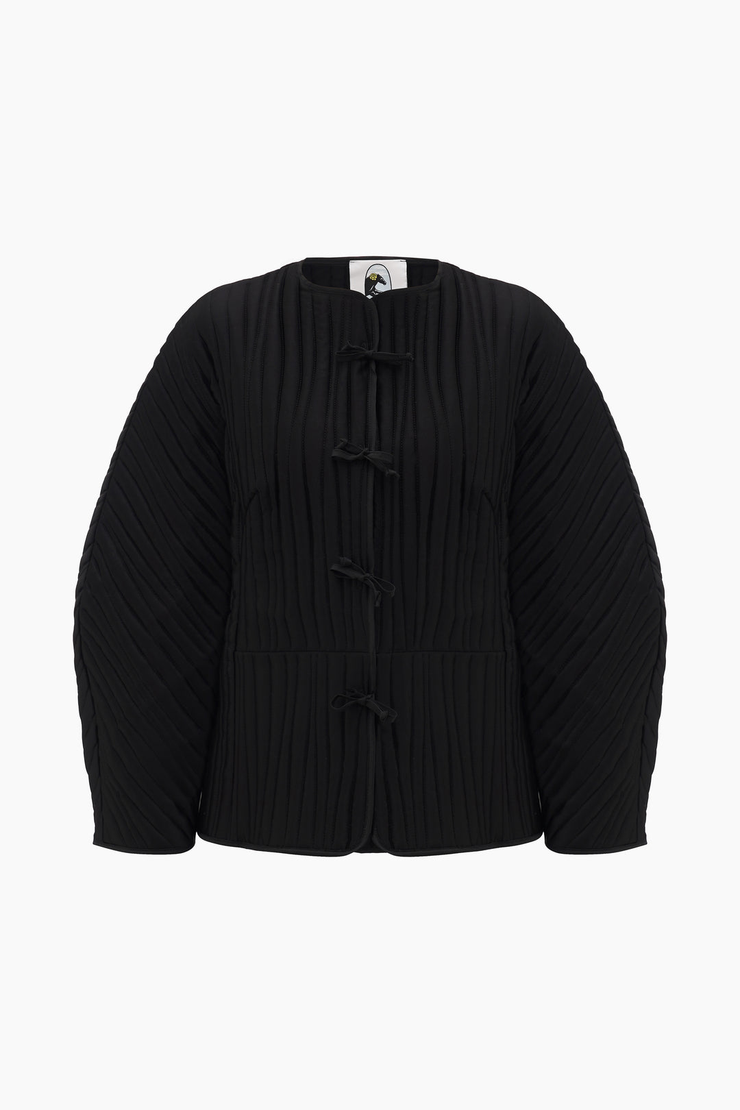 Hebao Quilted Jacket in Black