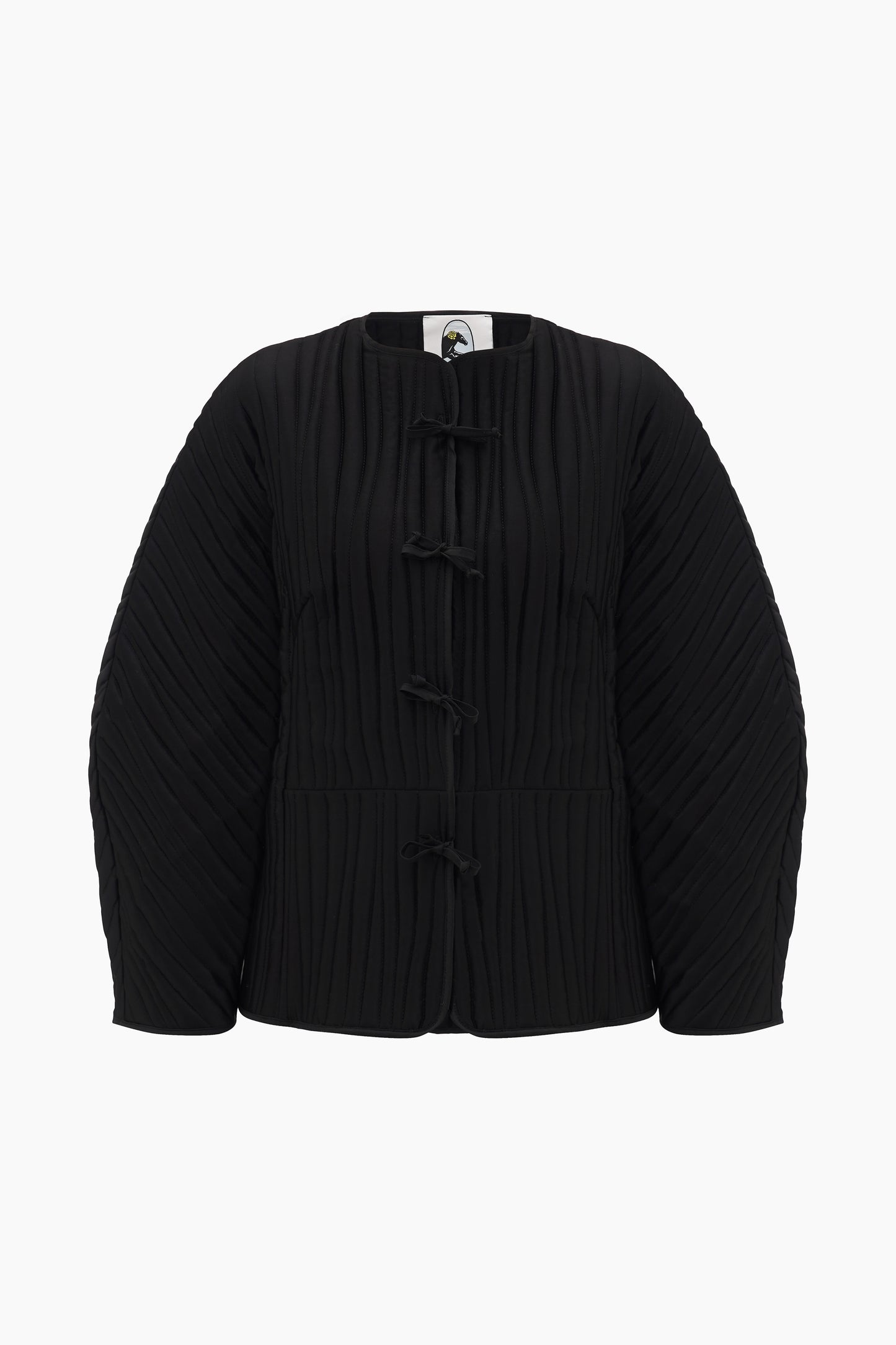 Hebao Quilted Jacket in Black
