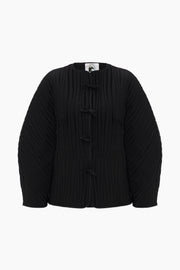 Hebao Quilted Jacket in Black