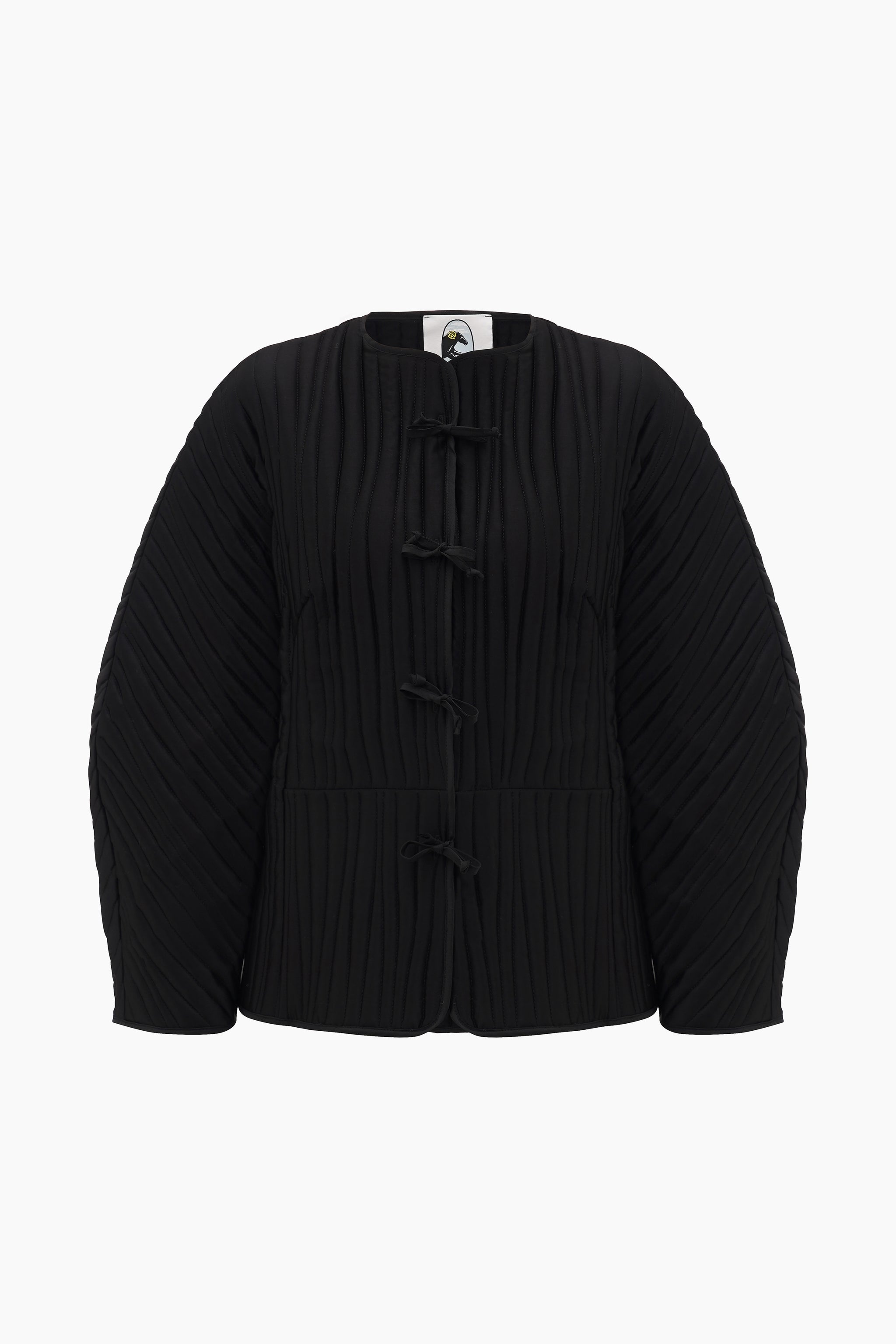 Hebao Quilted Jacket in Black