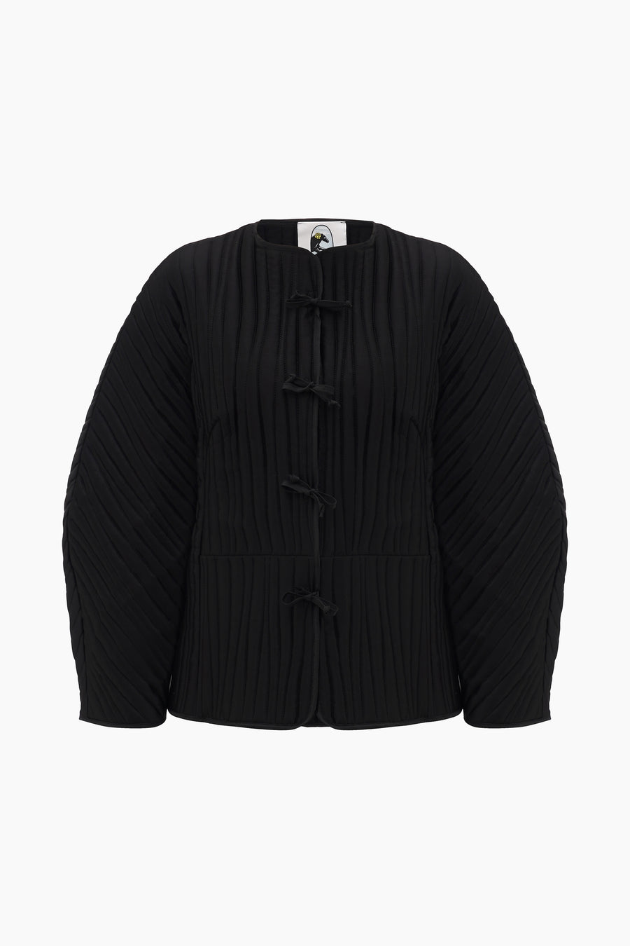 Hebao Quilted Jacket in Black