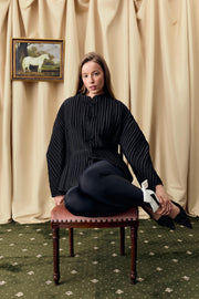 Hebao Quilted Jacket in Black