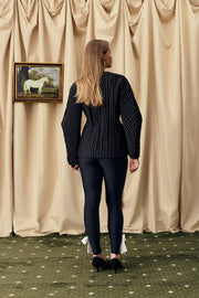 Hebao Quilted Jacket in Black