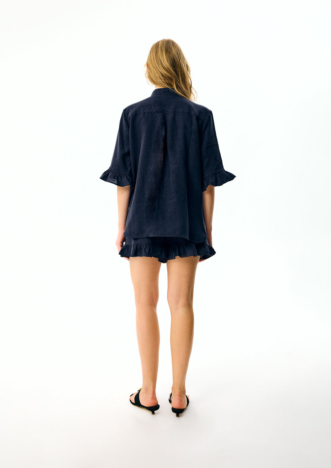 Linen Lounge Suit Bosporus Navy