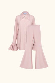 Lurex Lounge Suit with Pants in Pink