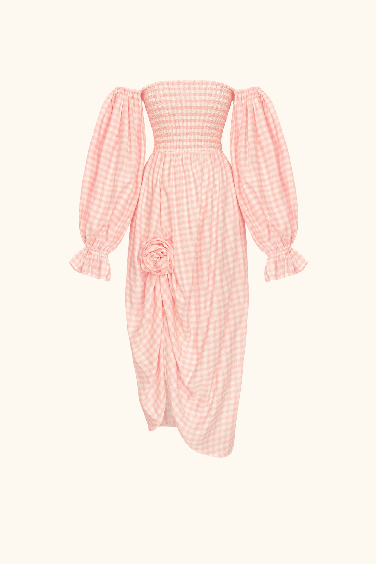 Atlanta Rose-Appliqué Off-the-Shoulder Dress – Sleeper
