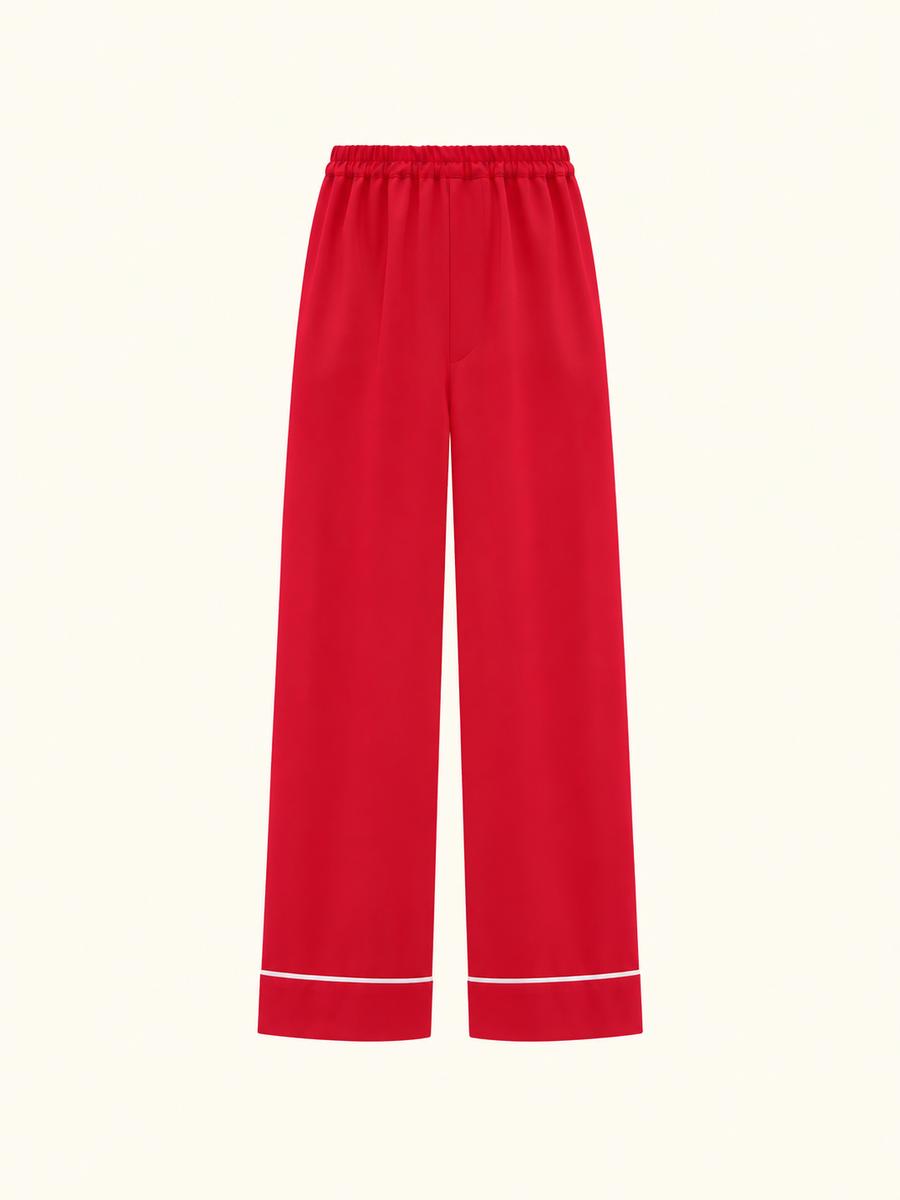 Finnegan Unisex Pajama Pants in Red