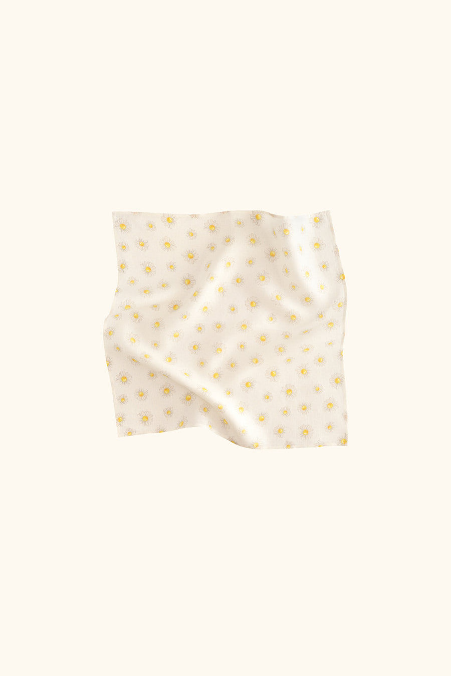 Puff Linen Lounge Shorts with Headscarf in Daisies