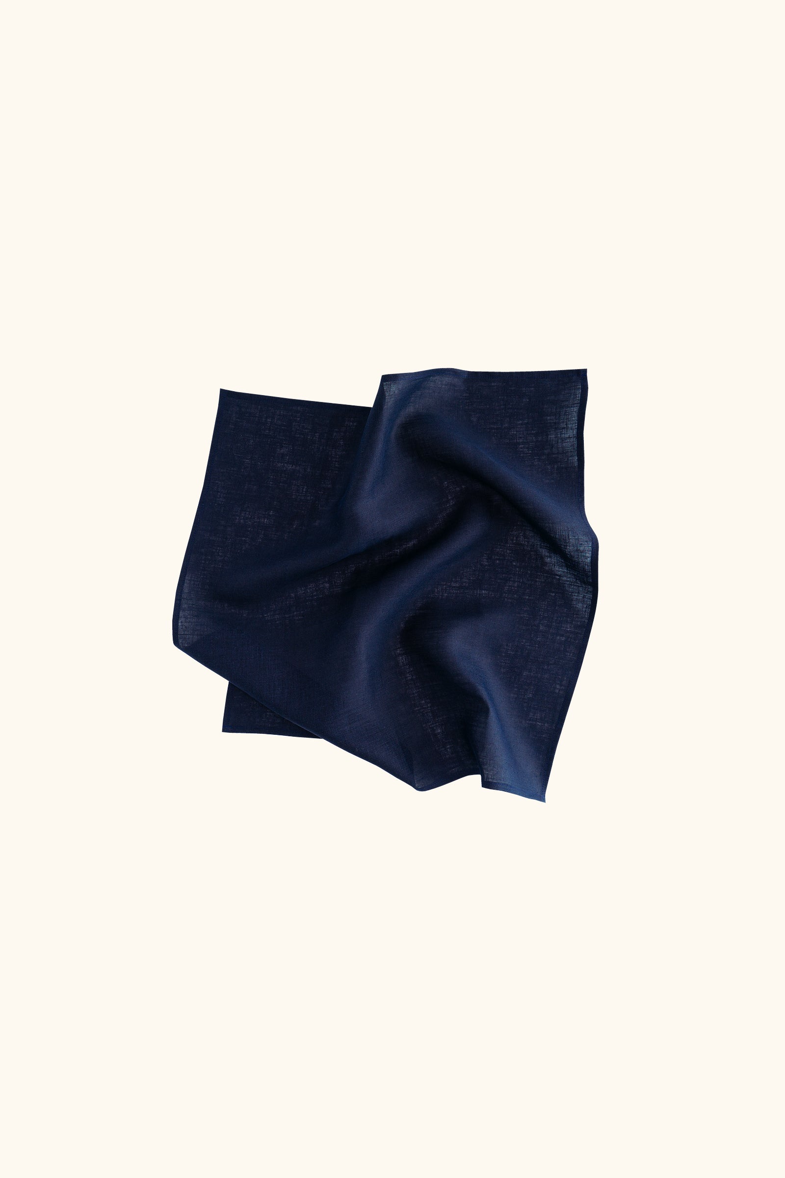 Puff Linen Lounge Shorts with Headscarf in Navy