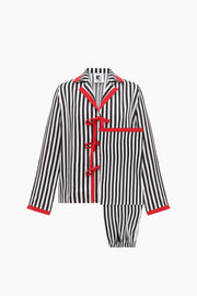 The Bow Pajama Set with Red Details