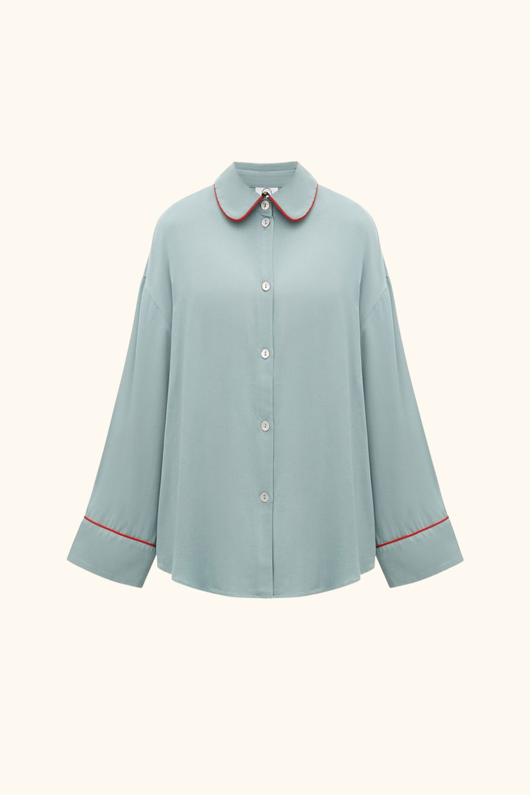 Pastelle Oversized Shirt in Dove Blue