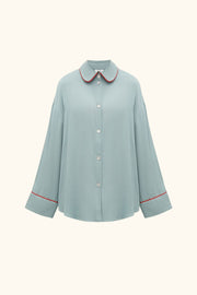 Pastelle Oversized Shirt in Dove Blue