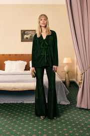 Stardust Lurex Lounge Suit in Green