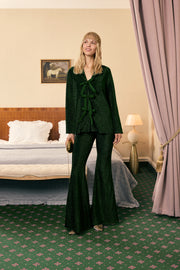 Stardust Lurex Lounge Suit in Green