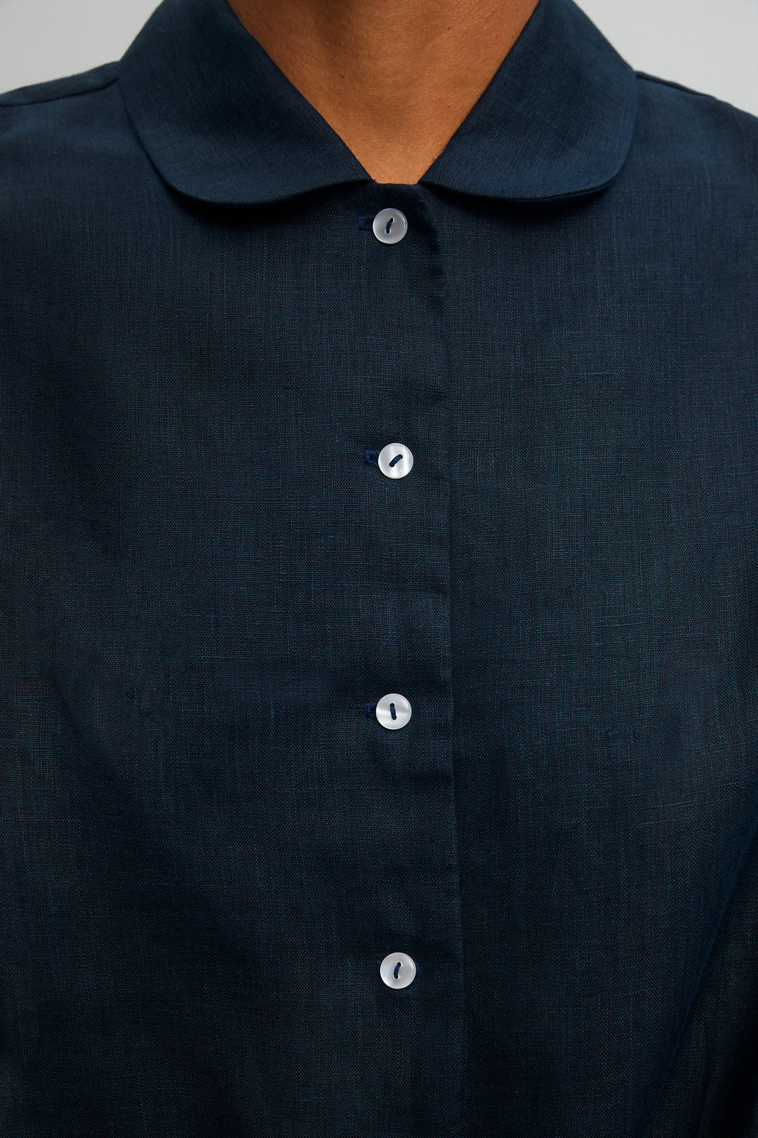 Rumba Linen Lounge Suit in Navy