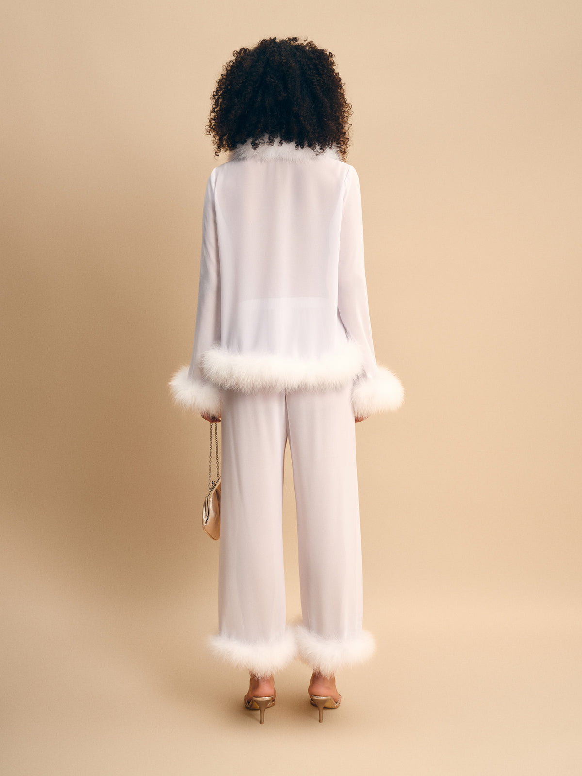 Afrodita Lounge Set in White