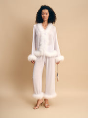 Afrodita Lounge Set in White